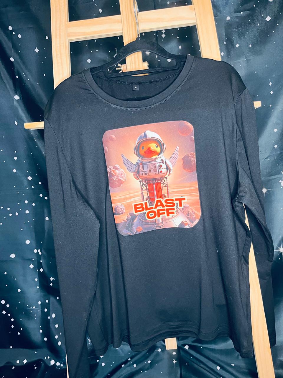Blast Off-Long sleeve shirt-black