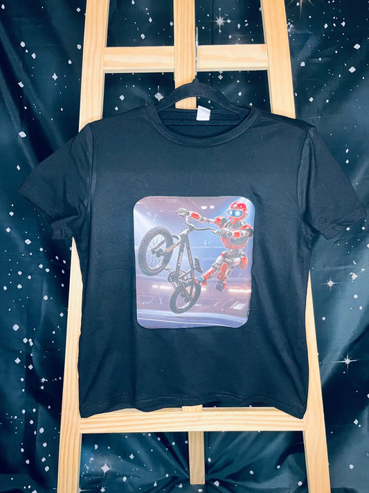 BMX Tricks-Short sleeve t shirt-black