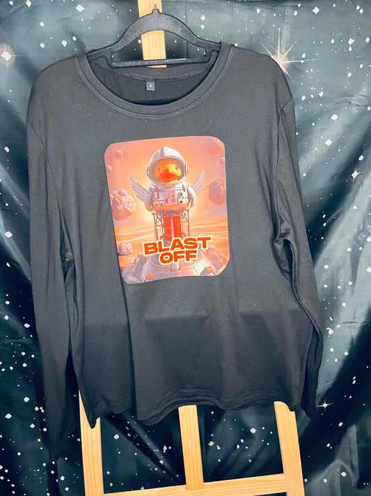 Blast Off-Long sleeve shirt-black